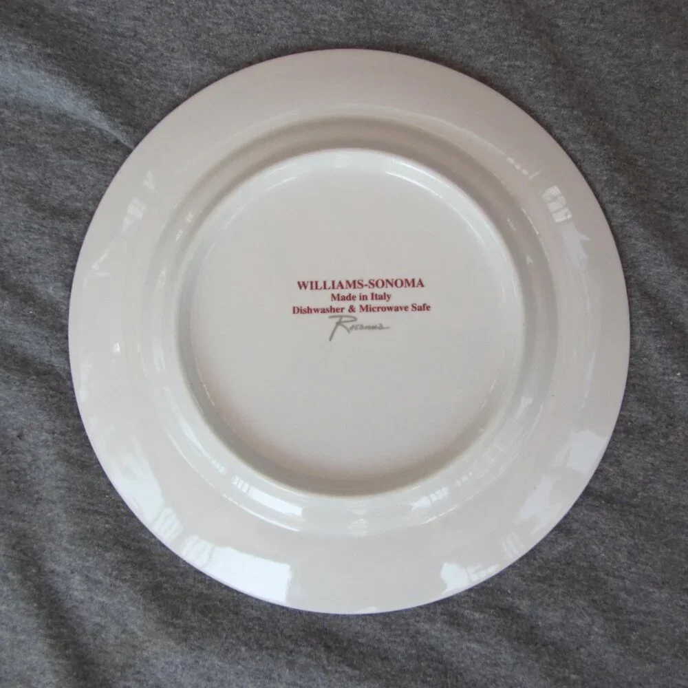 Williams Sonoma Rosanna Italy fruit plates set of 6 (W3262)